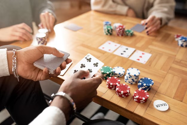 Live football and casino game interface on mobile device